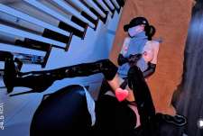 漆皮細跟皮靴第一視角-svj798ds